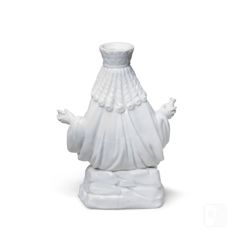 A very rare Capodimonte white figure of Zeus Serapis, circa 1755 - 图8